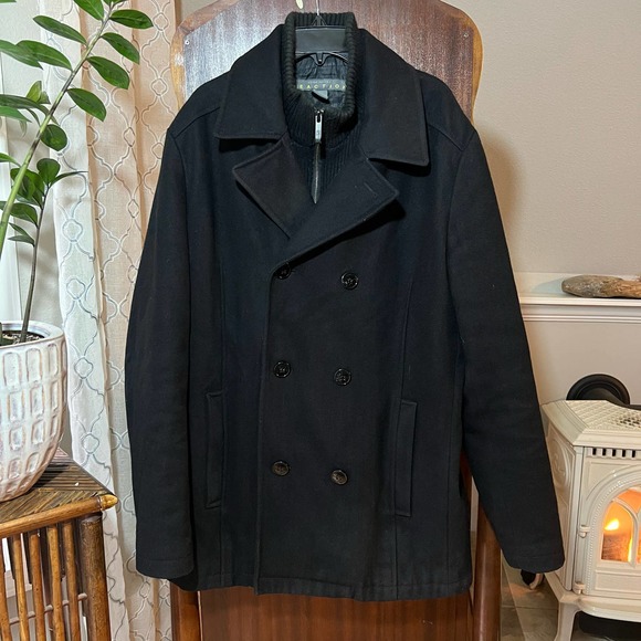 double face wool blend coat kenneth cole new york